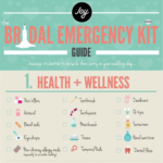 Bridal Emergency Kit Infographic